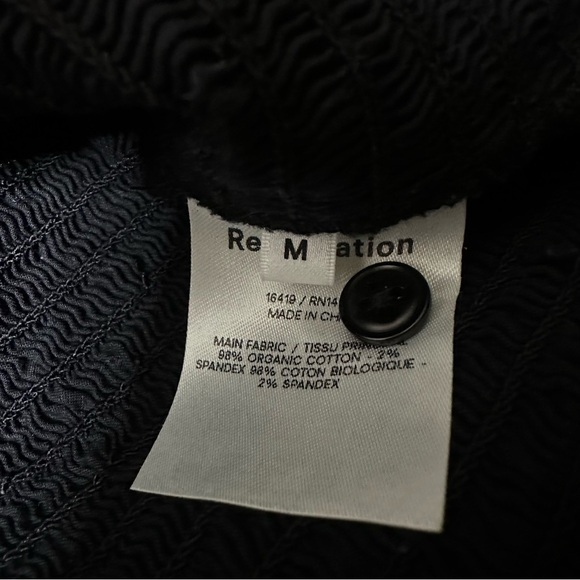 Reformation Top puff sleeve smocked zip back medium - Picture 5 of 5